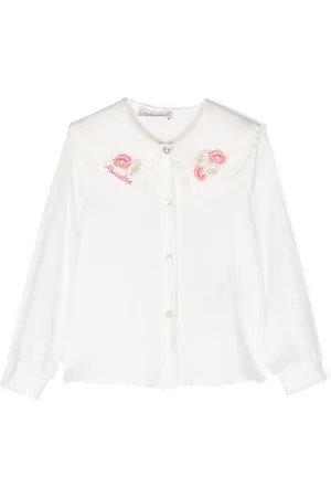 MONNALISA Bluse mit Blumenstickerei