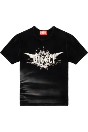 Diesel T-Ele-Long P2 T-Shirt mit Logo