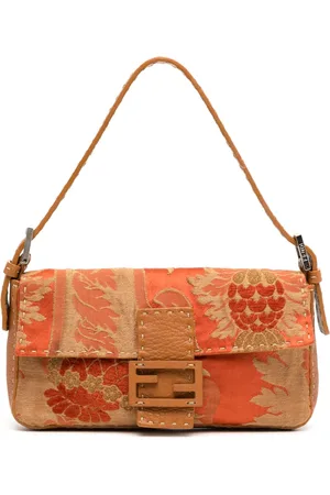 Fendi Brocade Baguette Schultertasche