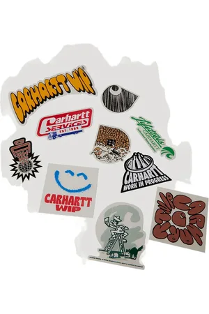 Carhartt Aufkleber mit Logo-Print (10er-Set)