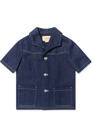 Gucci Jeansjacke mit Logo-Print