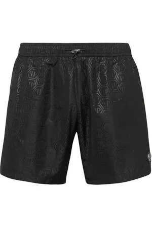 Philipp Plein Badeshorts mit Logo-Prägung