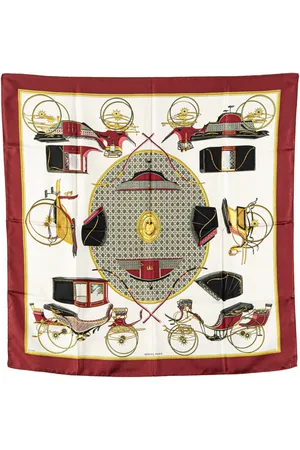 Hermès 20th Century Les Voitures a Transformation Seidenschal