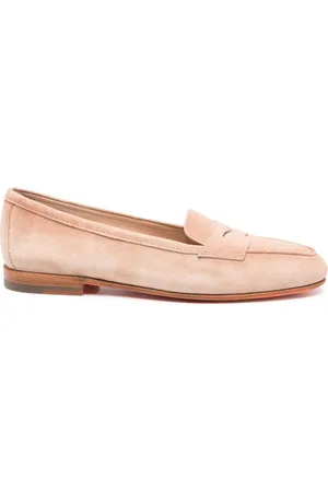 santoni Loafer aus Wildleder