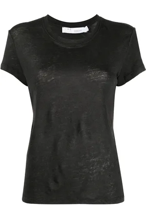 IRO T-Shirt mit gewelltem Saum