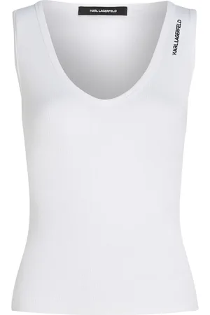 Karl Lagerfeld Geripptes Tanktop