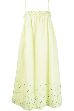 Ganni Midikleid mit Perlen