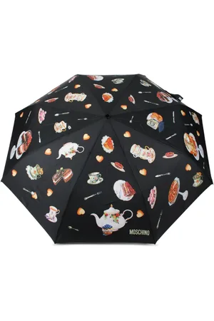 Moschino Regenschirm mit Dessertmuster