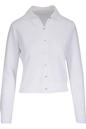 Vince Cardigan mit Poloshirtkragen