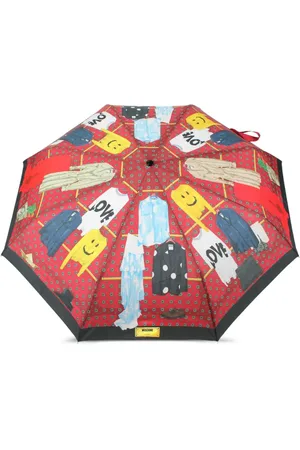 Moschino Regenschirm mit grafischem Print