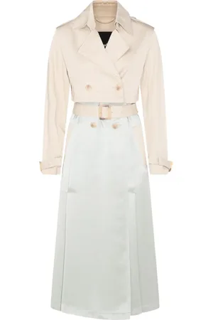 add Double-breasted trench coat