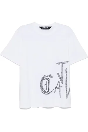 Roberto Cavalli T-Shirt mit Logo-Stempel