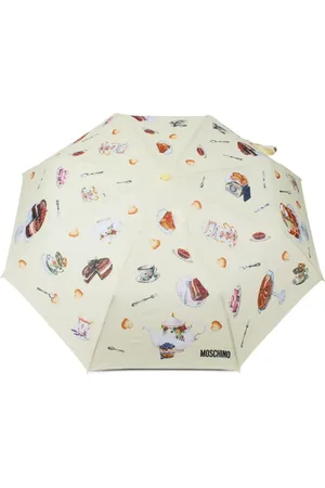 Moschino Regenschirm mit Dessert-Print