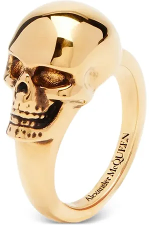 Alexander McQueen The Side Skull Ring
