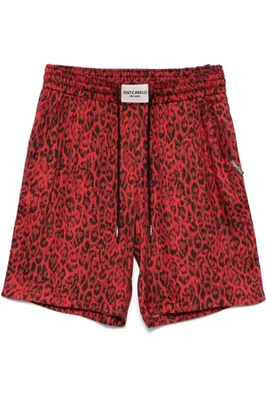 Roberto Cavalli Shorts mit Leoparden-Print