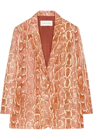 DRIES VAN NOTEN Sakko aus Leoparden-Jacquard