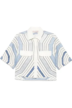 Sandro X Louise Bourgeois gestreiftes Hemd