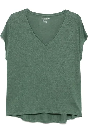 Majestic T-Shirt mit Slub-Struktur