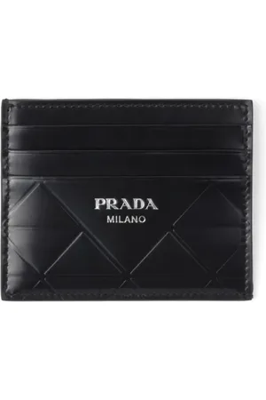 Prada Kartenetui mit Logo-Print