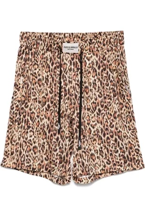 Roberto Cavalli Shorts mit Leoparden-Print