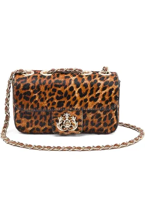 Isla Ibiza Umhängetasche mit Leoparden-Print