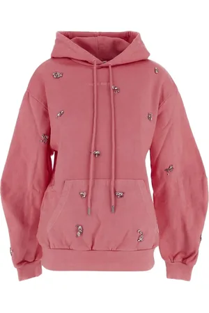 Des Phemmes Hoodie mit Kristallverzierung