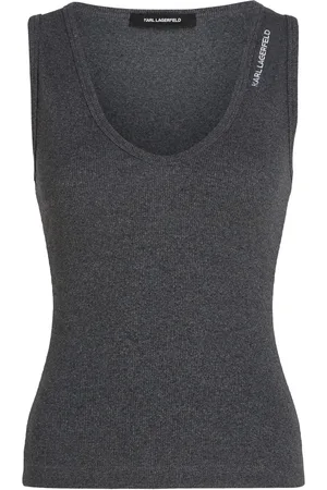 Karl Lagerfeld Top mit V-Ausschnitt