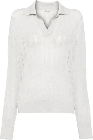 Recto Semi-transparentes Spitzentop