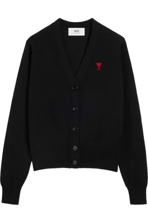 Ami Cardigan mit Ami de Coeur-Motiv