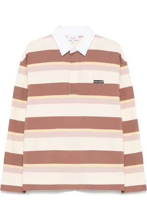 Maison Kitsuné Gestreiftes Poloshirt