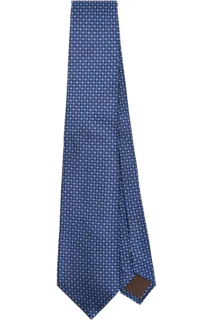 CANALI Seidenkrawatte mit Jacquardmuster