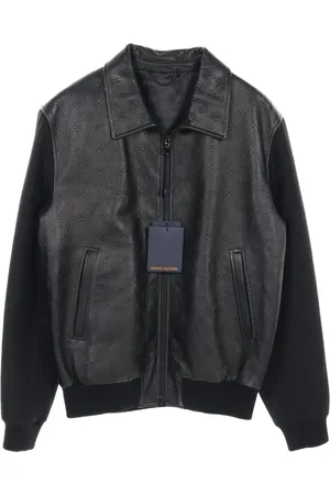 LOUIS VUITTON 2020s Jacke mit Monogramm-Prägung