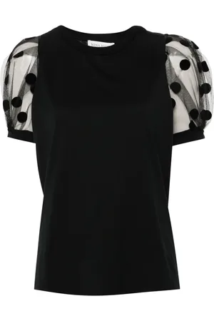 Nina Ricci T-Shirt mit geflocktem Detail