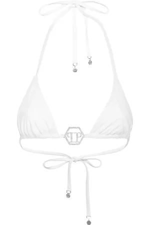 Philipp Plein Crystal Hexagon Triangel-Bikinioberteil