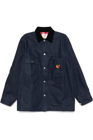 Sky High Farm Bestickte Jeansjacke