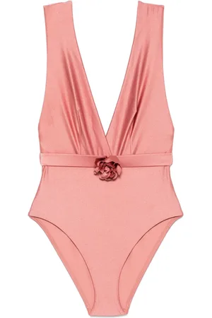 ZIMMERMANN Lucky Plunge Flower Badeanzug