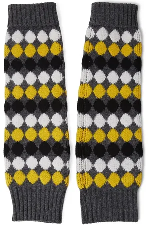 Plan C Armwärmer mit Jacquardmuster