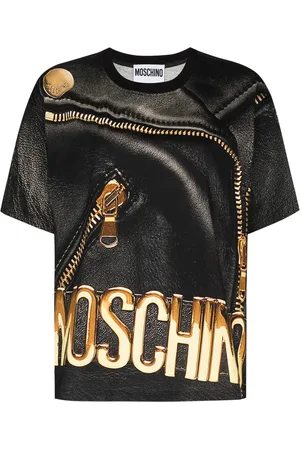 Moschino T-Shirt im Biker-Look