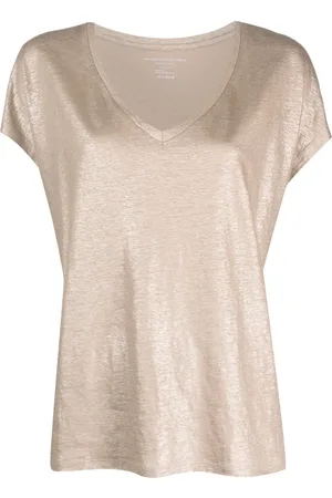 Majestic T-Shirt mit metallischem Finish