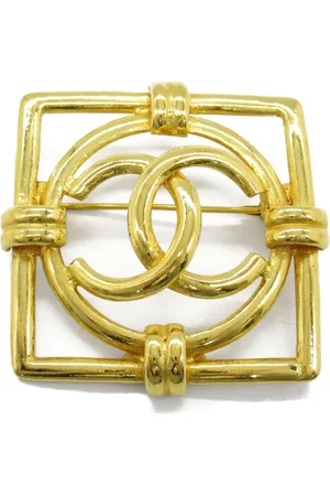 CHANEL 1986-1988 Brosche mit CC