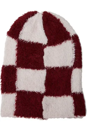 THE ELDER STATESMAN Karierte Beanie