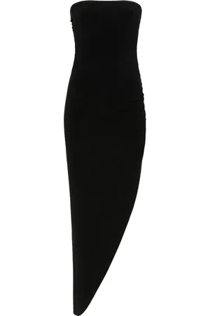 Norma Kamali Schulterfreies Midikleid