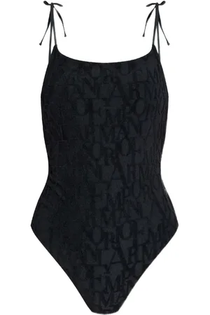 Emporio Armani Badeanzug mit Monogrammmuster