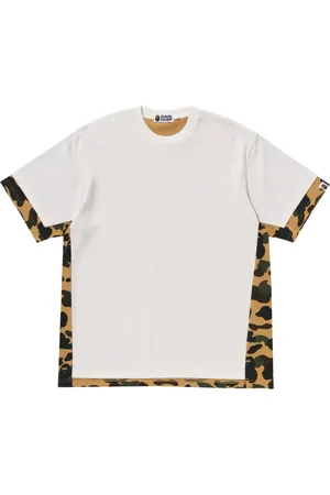 A Bathing Ape T-Shirt mit Camouflage-Einsätzen