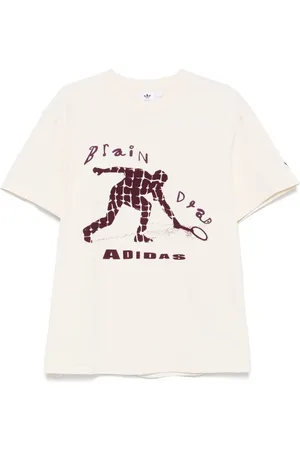 adidas X Brain Dead T-Shirt mit beflocktem Logo