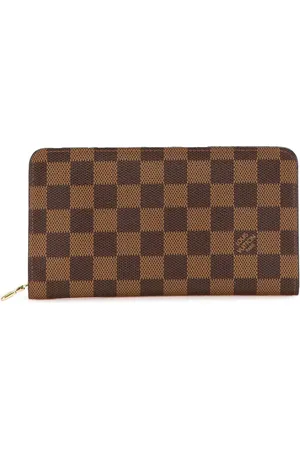 LOUIS VUITTON 2005 Damier Ebene Zippy Portemonnaie