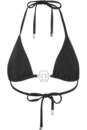 Philipp Plein Crystal Hexagon Triangel-Bikinioberteil