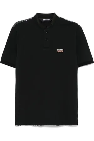 Roberto Cavalli Poloshirt mit Logo-Stickerei