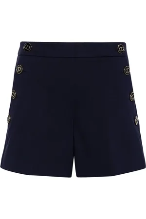 Twin-Set Shorts mit Logo-Prägung