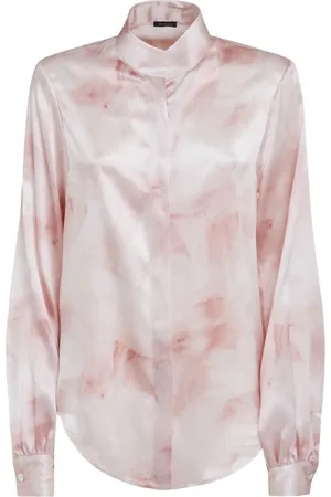 Kiton Seidenhemd mit Print